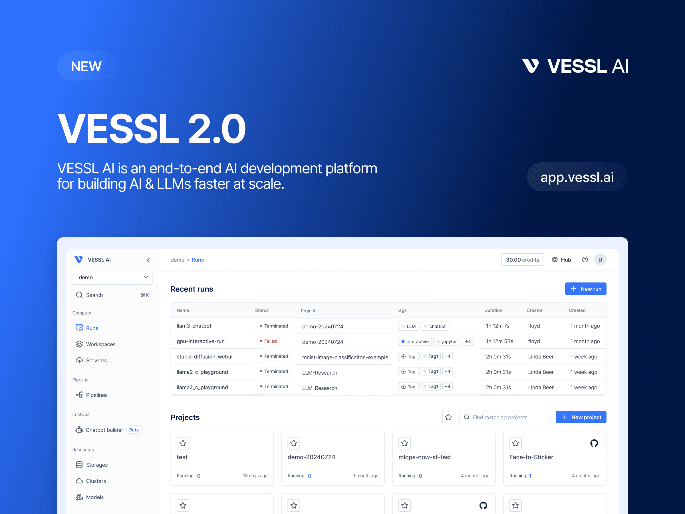 VESSL 2.0 is Here: Experience Our Sleek New Interface